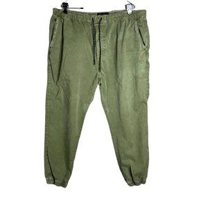 American Eagle Next Level Flex Army Green Joggers Pants Pockets Drawstring XXL